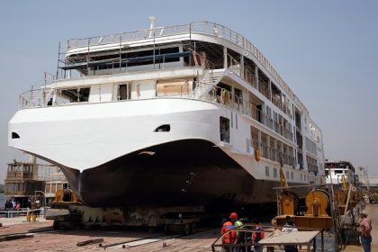 Nuevo crucero Viking Amun es botado en Egipto