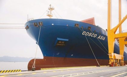 Terminal de Hai Phong Port recibe buque de servicio que conecta a San Antonio y Chancay con Asia