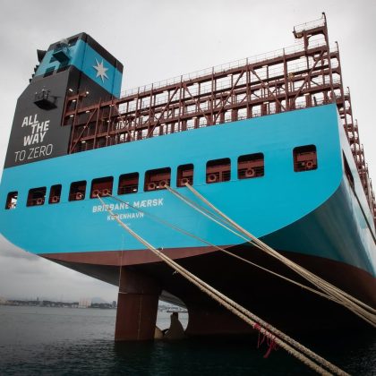 HD Hyundai Heavy Industries entrega a Maersk nuevo buque de 17.480 TEU habilitado para operar con metanol