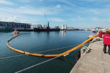 Puerto de Santander realiza simulacro de derrame de hidrocarburos desde pantalán de Dynasol