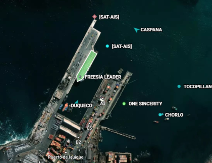 Puerto de Iquique atiende a car carrier alimentado con gas natural licuado