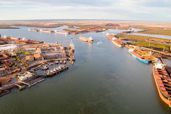 Pilbara Ports mueve 68,5 millones de toneladas en septiembre
