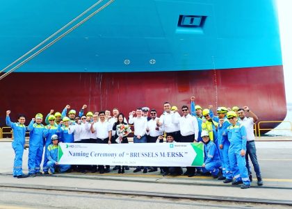 Maersk integra a su flota un nuevo portacontenedores de 17.480 TEU habilitado para operar con metanol
