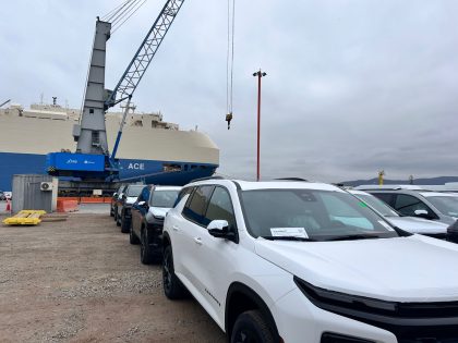 Terminal Puerto Coquimbo valora regreso de carga Ro-Ro con recalada de buque especializado