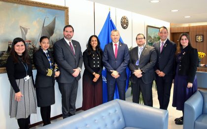 Delegación panameña se reúne con secretario general de la Organización Marítima Internacional