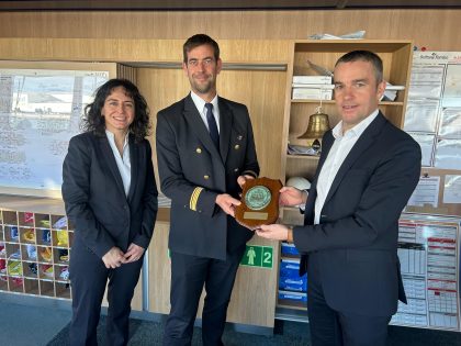 Puerto de Bilbao recibe al primer buque híbrido de Brittany Ferries