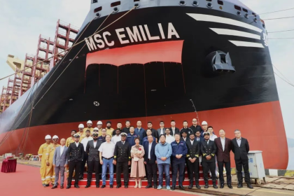MSC recibe a su nueva nave de 11.500 TEU