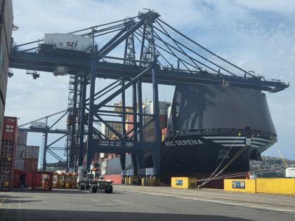 San Antonio Terminal Internacional atiende escala inaugural del MSC Serena
