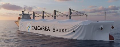 Calcarea y Aurelia Design diseñarán buque integrado con tecnología de captura de carbono