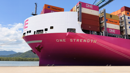 ONE Strength comienza a operar en costa este de América Latina tras recalar a puertos brasileños