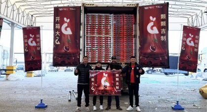 Arriba primer contenedor con cerezas chilenas al mercado de China