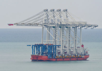 Terminal Investment Limited recibe último lote de grúas STS en Le Havre
