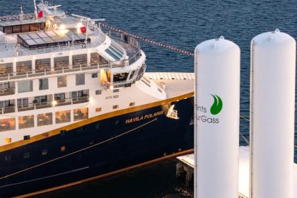 Noruega: Crucero de Havila carga biogás en Hammerfest