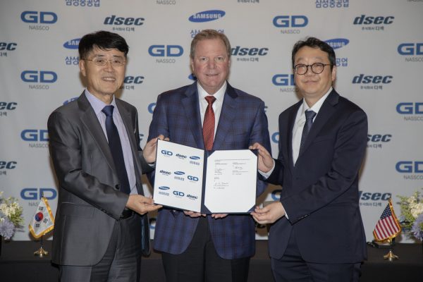 General Dynamics, DSEC y Samsung Heavy Industries firman MoU para impulsar construcción naval en EEUU