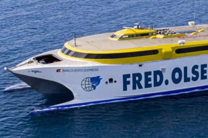 Fred. Olsen Express lleva a parada técnica nuevo barco tras primer año de servicio