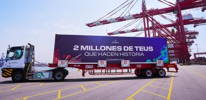 DP World Callao establece un nuevo hito al transferir más de 2 millones de TEU en un solo año