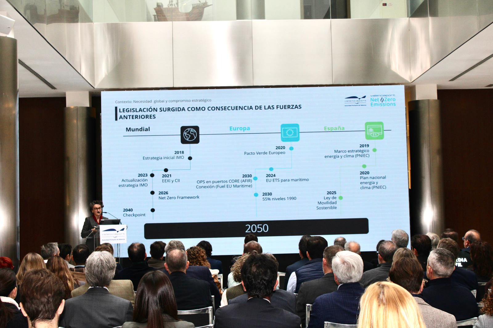 Valenciaport apunta a 2035 para llegar a la autosuficiencia energética y neutralidad de emisiones
