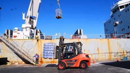 Talcahuano Terminal Portuario da inicio a temporada 2025-2026 de embarque de pescado congelado