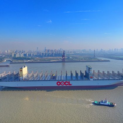 OOCL suma a su flota un nuevo portacontenedores de 16.828 TEU