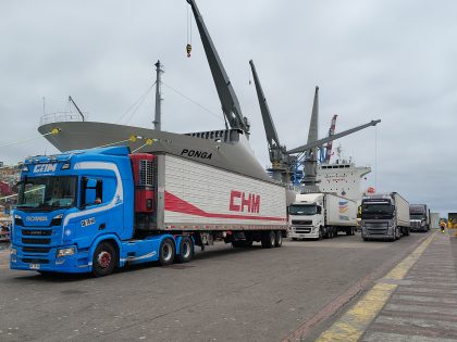 TPV atiende escala inaugural de buque cámara de nueva construcción ligado a Cool Carriers