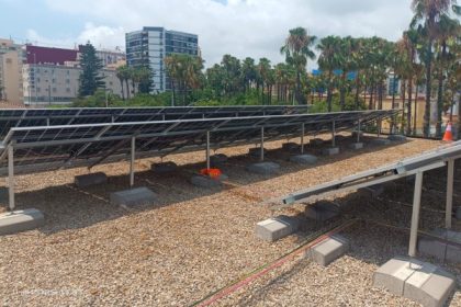 PortCastelló finaliza obras para instalación de placas fotovoltaicas en edifico principal