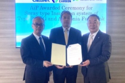 ClassNK emite AiP para sistema de aislamiento en forma de aerosol de tanque para GNL y amoníaco