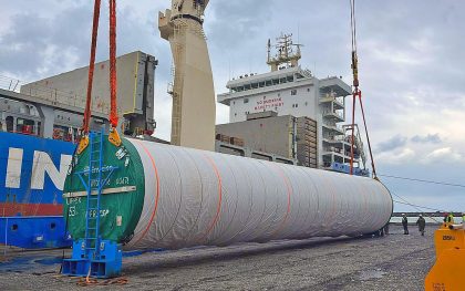HHLA Project Logistics apoya expansión de energía eólica con transporte de turbinas