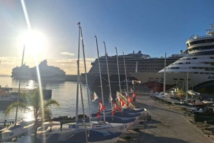 Puerto de Funchal recibe más de 10.600 personas en tres cruceros en un día