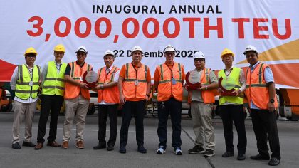 Terminal Internacional de Contenedores de Manila supera los 3 millones de TEU anuales por primera vez