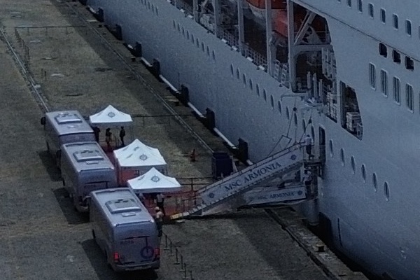 Primeiro navio de cruzeiro da temporada atraca no Porto de Ilhéus deve injetar mais de R$ 1,7 milhão na cidade