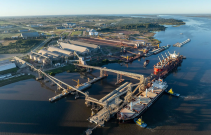 Uruguay: Navios South American Logistics moviliza 7,48 millones de toneladas en terminal de Nueva Palmira hasta noviembre