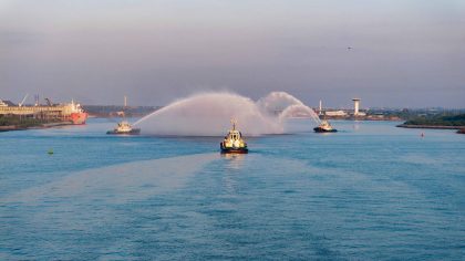 México: Puerto de Lázaro Cárdenas recibe nuevo remolcador 