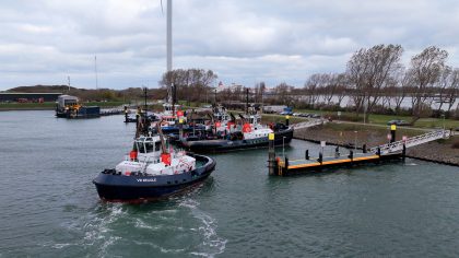 Puerto de Rotterdam completa remodelación de muelle Scheurhaven para remolcadores