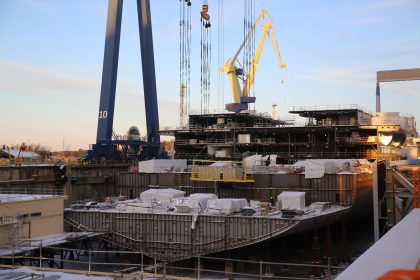 Meyer Turku reporta avances en cuarto crucero clase Icon de Royal Caribbean
