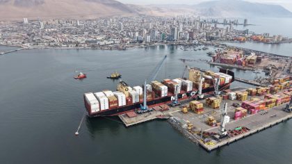 MSC Samia opera por primera vez en Iquique Terminal Internacional
