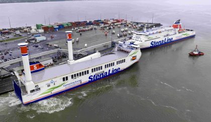 Irlanda: Puerto de Belfast recibe escala inaugural de Stena Connecta
