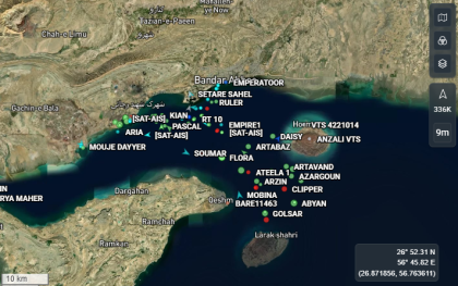 Decenas de buques anclan frente a puertos de Irán mientras aumentan tensiones con Estados Unidos