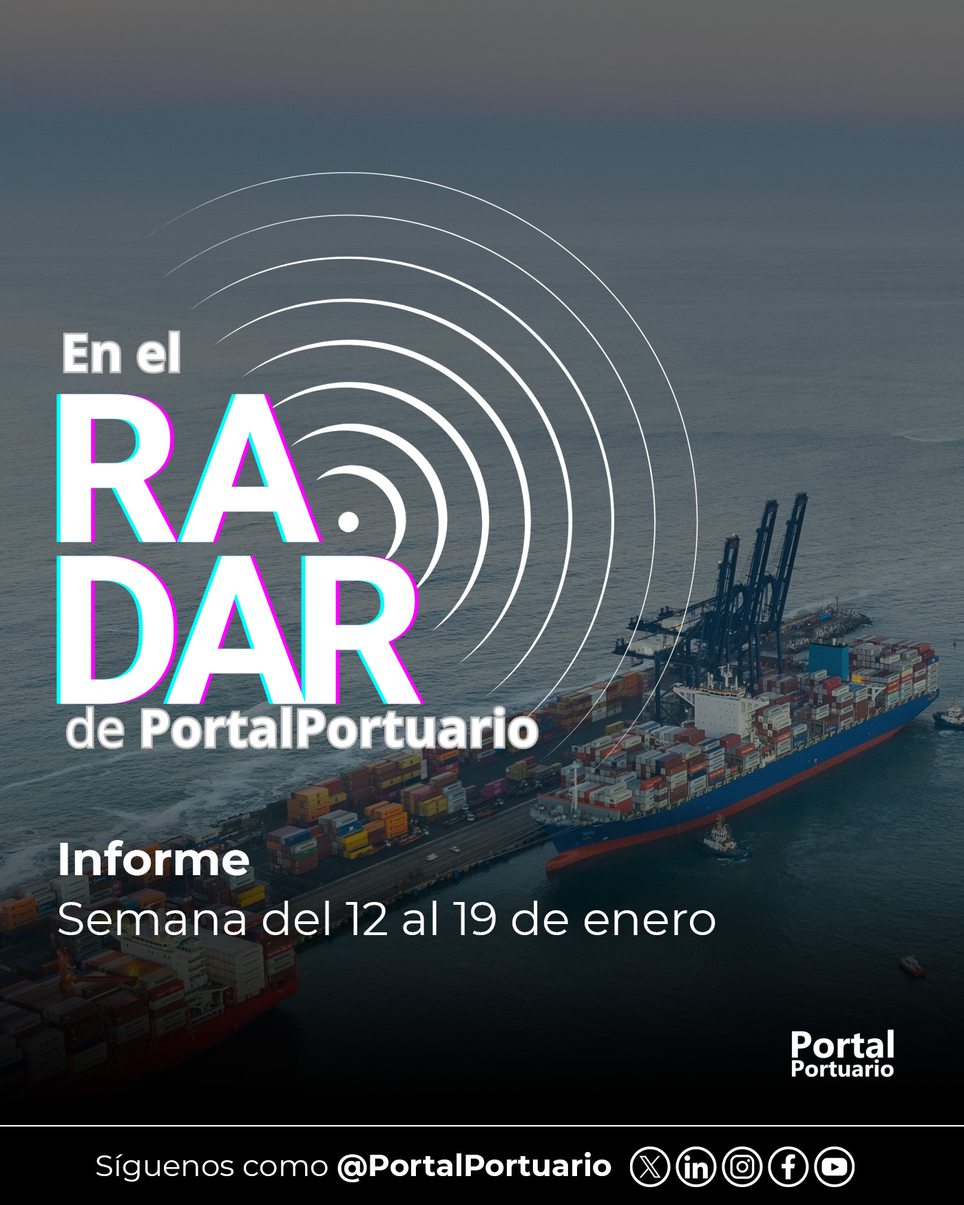 En el Radar de PortalPortuario, informe 3-2026