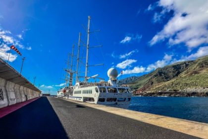 Canarias: Puerto de La Estaca acoge primera recalada de crucero Wind Star