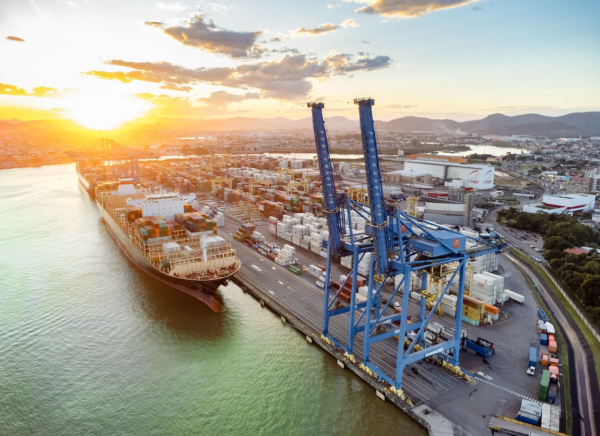 Portonave transfere 1,1 milhão de TEU em 2025