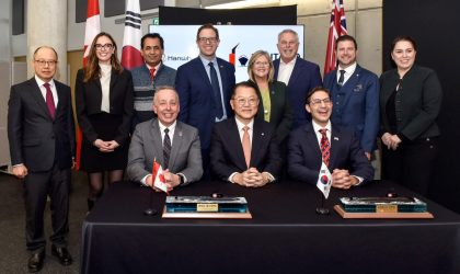 Hanwha Ocean firma acuerdo de cooperación con astillero y universidad canadiense