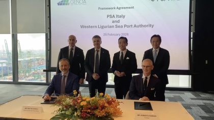 Italia: Autoridad Portuaria del Mar de Liguria y PSA alcanzan acuerdo para proyecto de innovación en Puerto de Génova