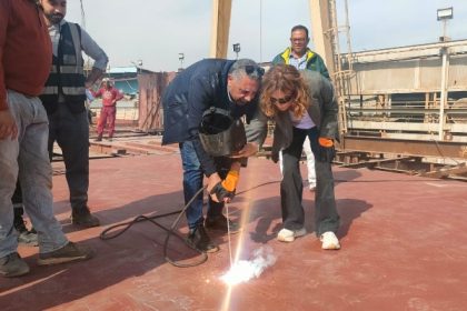 A&K celebra colocación de quilla de segundo crucero fluvial de lujo en el Nilo