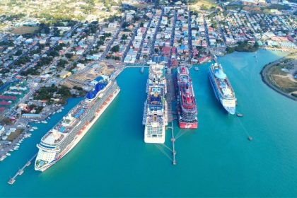 Antigua Cruise Port recibe cuatro cruceros de manera simultánea