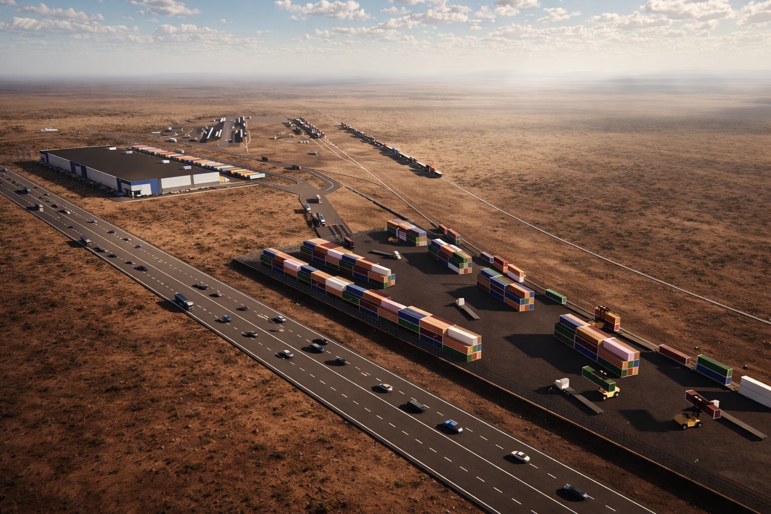 EE.UU: Puerto Seco de Nevada inaugura nuevo complejo industrial con Arco National Construction